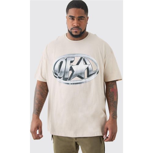 Grande taille - T-shirt imprimé - Ofcl - XXL - Boohooman - Modalova