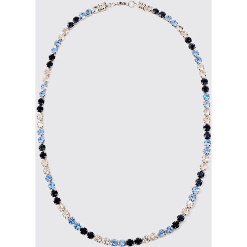 Iced Necklace In Blue - Boohooman - Modalova