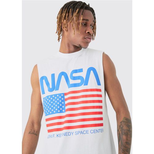 Tall - Débardeur à imprimé Nasa - XL - Boohooman - Modalova