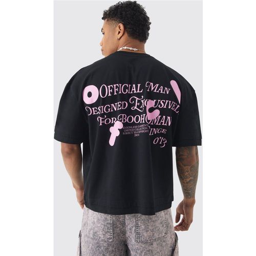 T-shirt oversize imprimé - L - Boohooman - Modalova