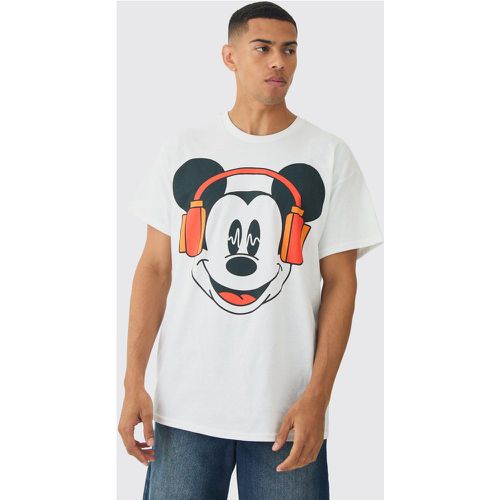 Oversized Mickey Mouse Disney License T-shirt - Boohooman - Modalova