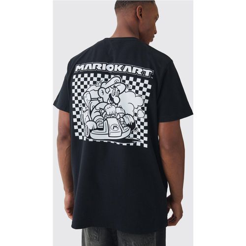 Oversized Mario Kart Racing License T-shirt - Boohooman - Modalova