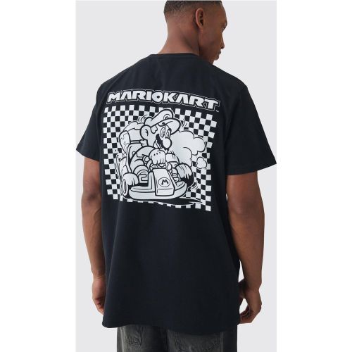 T-shirt oversize à imprimé Mario Kart - S - Boohooman - Modalova