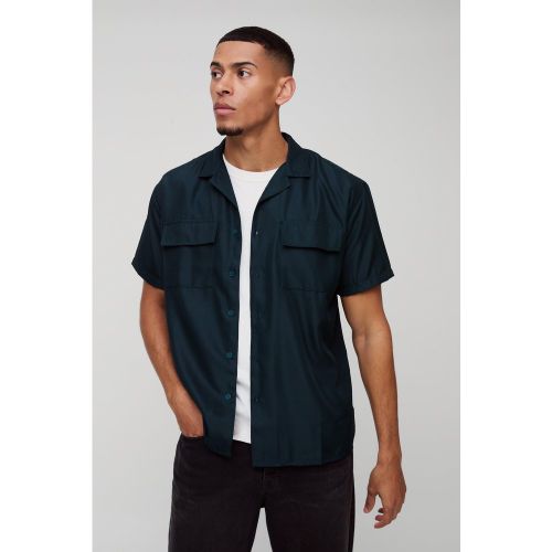 Chemise oversize en twill - S - Boohooman - Modalova