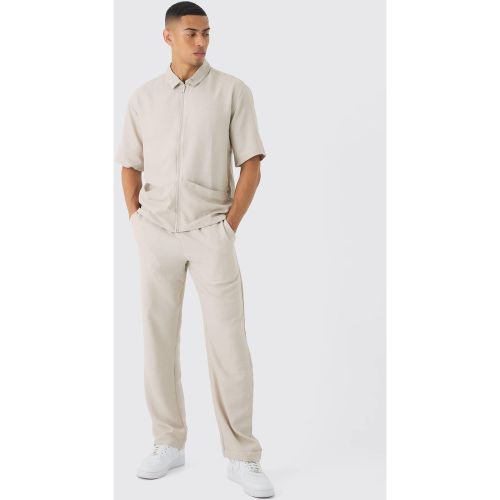 Ensemble oversize à poches fonctionnelles et pantalon - S - Boohooman - Modalova