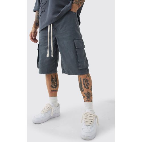 Short cargo baggy à taille élastiquée - S - Boohooman - Modalova