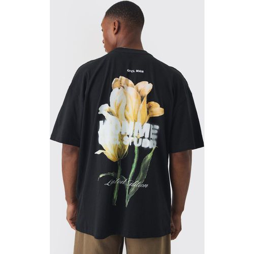 Oversized Extended Neck Tulip T-shirt - Boohooman - Modalova