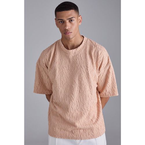 T-shirt oversize texturé - S - Boohooman - Modalova