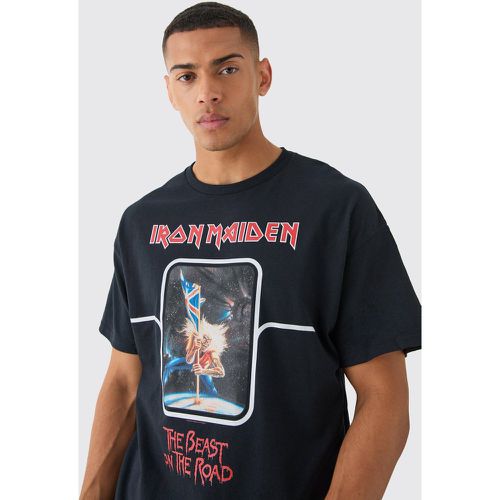 T-shirt oversize à imprimé Iron Maiden - S - Boohooman - Modalova