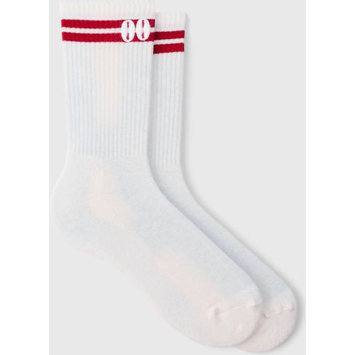 Chaussettes à rayures en tissu éponge - ONE SIZE - Boohooman - Modalova