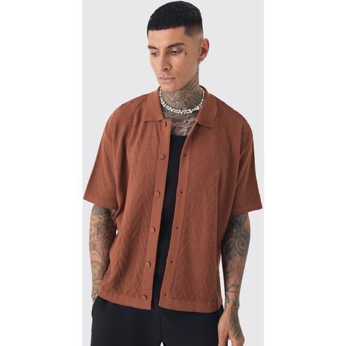 Tall - Chemise oversize à manches courtes homme - L - Boohooman - Modalova