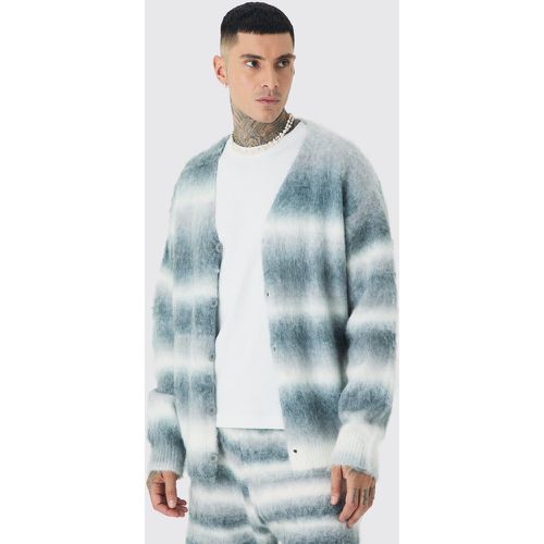 Tall - Cardigan oversize à rayures - L - Boohooman - Modalova