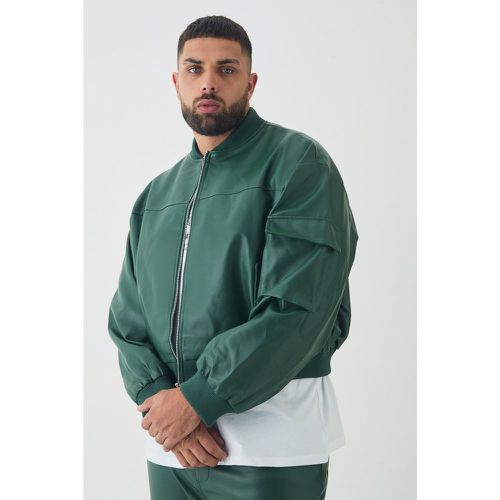 Grande taille - Bomber oversize homme - XXXL - Boohooman - Modalova