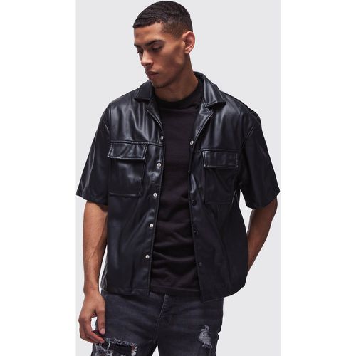 Surchemise oversize à manches courtes - S - Boohooman - Modalova