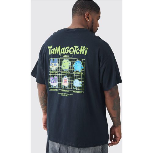Plus Tamogotchi Printed License T-shirt In Black - - XXXL - Boohooman - Modalova