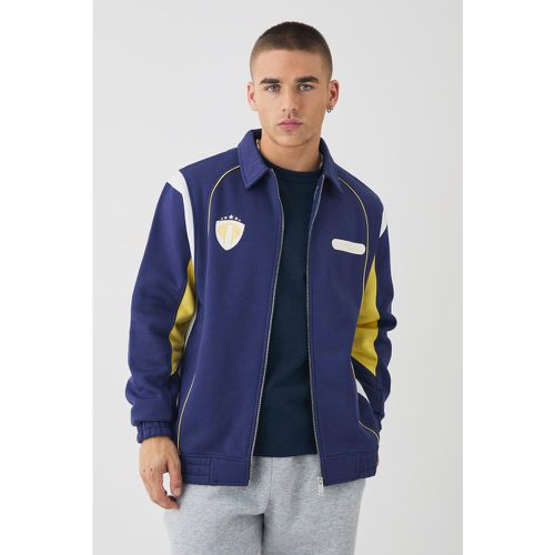 Veste Harrington universitaire à broderie - S - Boohooman - Modalova