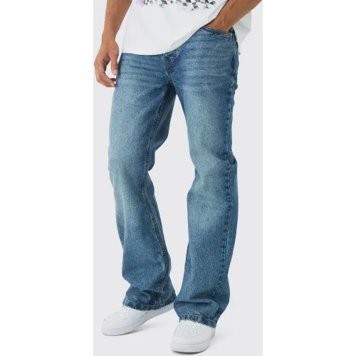 Jean flare large effet vintgae - 28S - Boohooman - Modalova