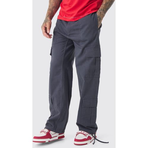 Tall - Pantalon cargo baggy à soufflet - S - Boohooman - Modalova