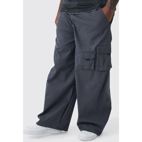 Grande taille - Pantalon cargo baggy à poches multiples - XXXL - Boohooman - Modalova