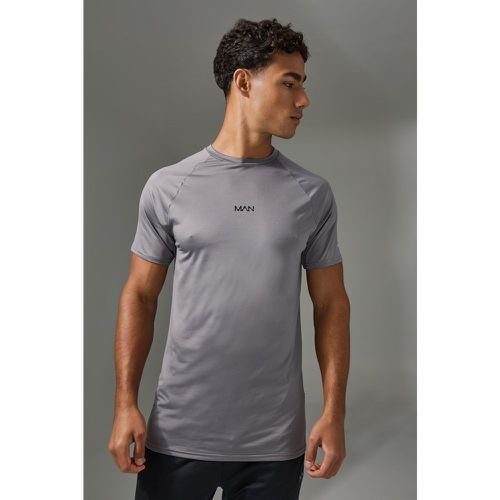 T-shirt de sport moulant - MAN Active homme - L - Boohooman - Modalova