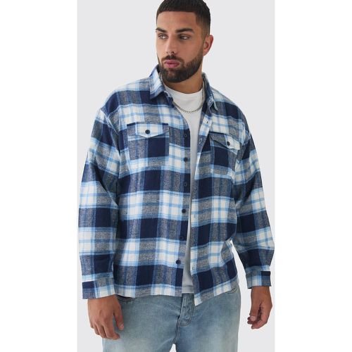 Grande taille - Chemise à carreaux et carreaux - XXXL - Boohooman - Modalova