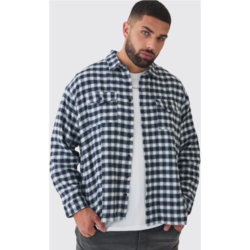 Grande taille - Chemise à carreaux - XXXL - Boohooman - Modalova