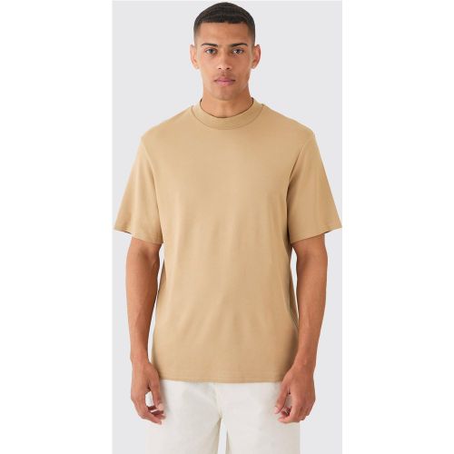 T-shirt oversize premium à col montant - XL - Boohooman - Modalova