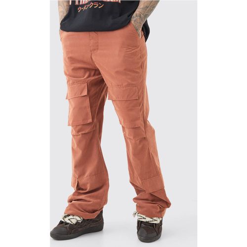 Tall - Pantalon cargo large à imprimé pêche - 32 - Boohooman - Modalova