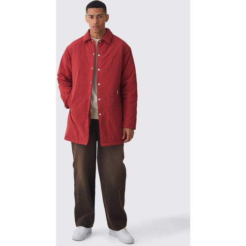 Imperméable long texturé - MAN - M - Boohooman - Modalova