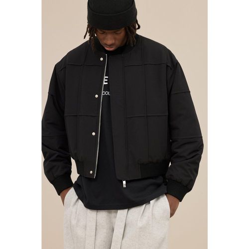 Bomber oversize matelassé en homme - S - Boohooman - Modalova