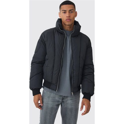 Doudoune oversize matelassée à col montant - S - Boohooman - Modalova