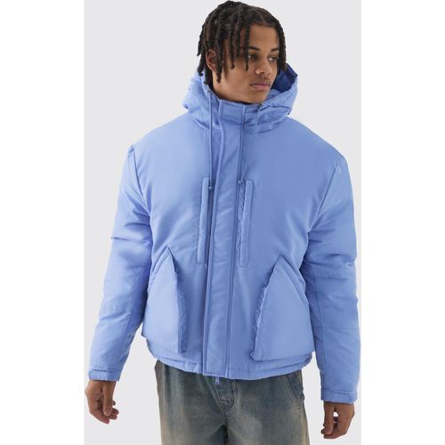 Parka matelassée à cordon de serrage homme - M - Boohooman - Modalova