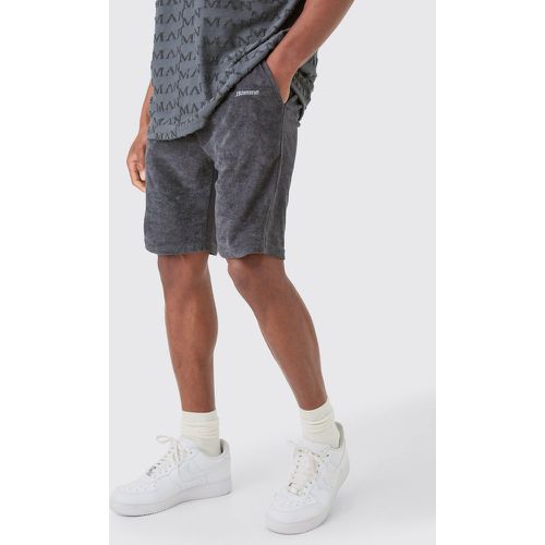 Loose Fit Mid Towelling Homme Shorts homme - Boohooman - Modalova