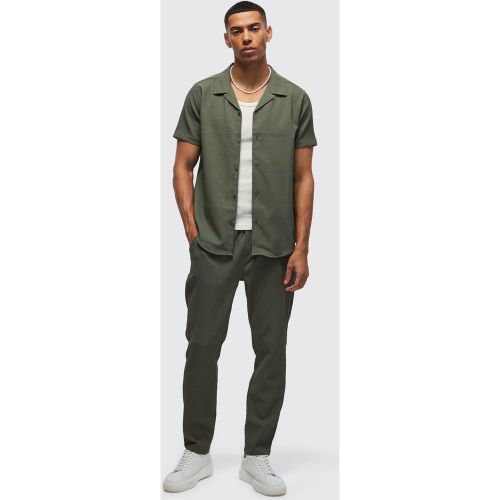 Ensemble avec chemise et pantalon - XS - Boohooman - Modalova