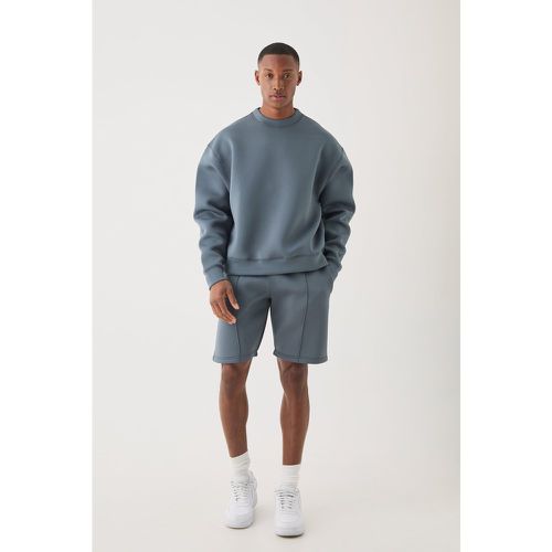 Survêtement oversize avec sweat et short - L - Boohooman - Modalova