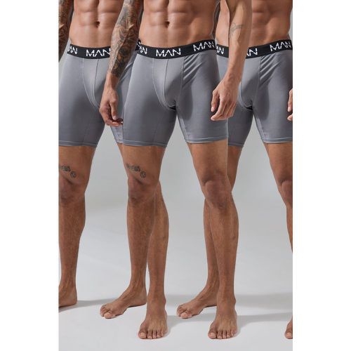 Lot de 3 boxers performance - MAN Active - L - Boohooman - Modalova