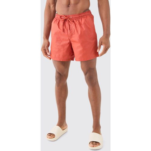 Short de bain mi-long mat - S - Boohooman - Modalova