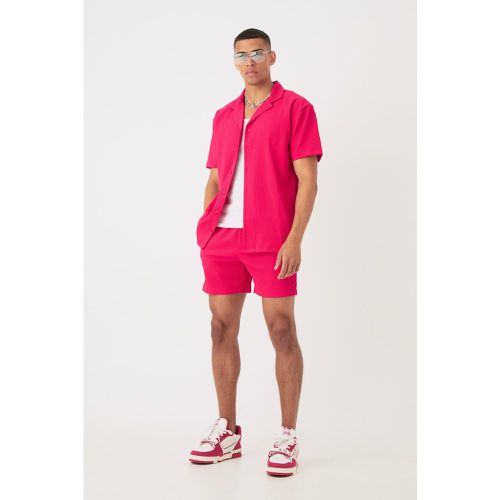 Ensemble oversize léger à manches courtes et short - S - Boohooman - Modalova