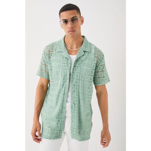 Chemise oversize en dentelle - L - Boohooman - Modalova