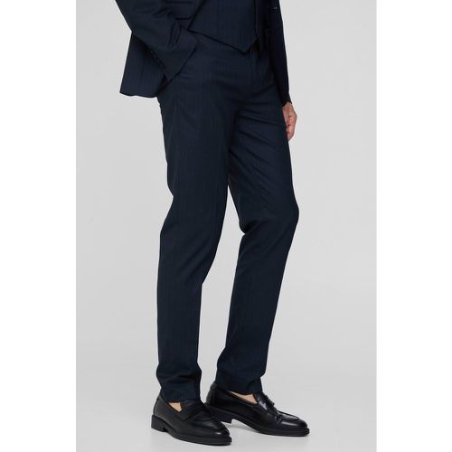 Tall - Pantalon de costume slim à rayures fines - 30 - Boohooman - Modalova