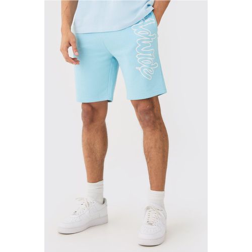 Short large à imprimé Worldwide - L - Boohooman - Modalova