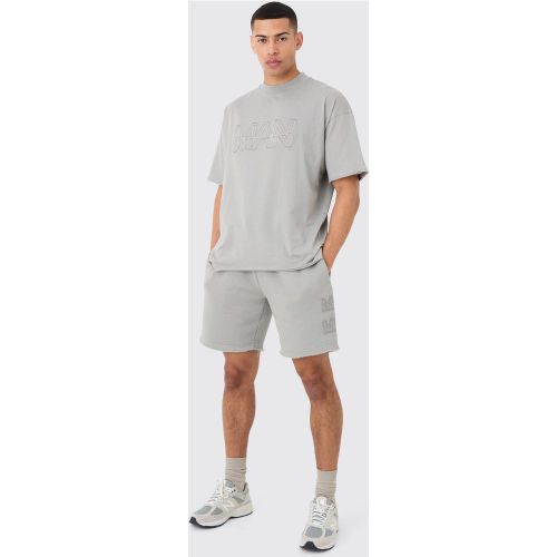 Ensemble déchiré avec t-shirt et short - MAN - S - Boohooman - Modalova