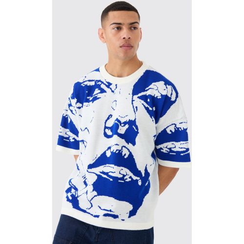 T-shirt oversize dessiné - M - Boohooman - Modalova