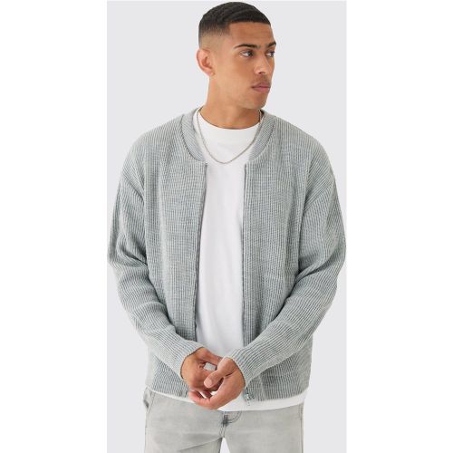 Bomber oversize côtelé - M - Boohooman - Modalova