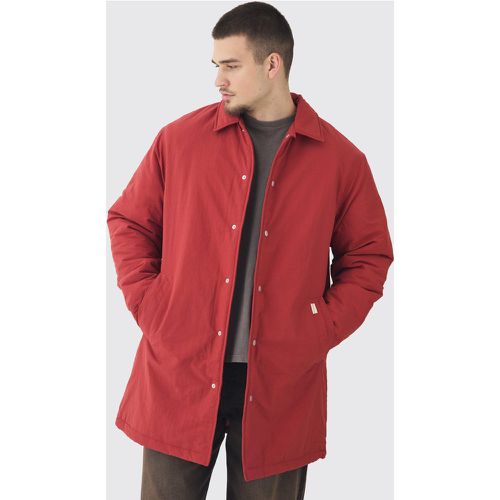 Tall - Imperméable long texturé - MAN - L - Boohooman - Modalova