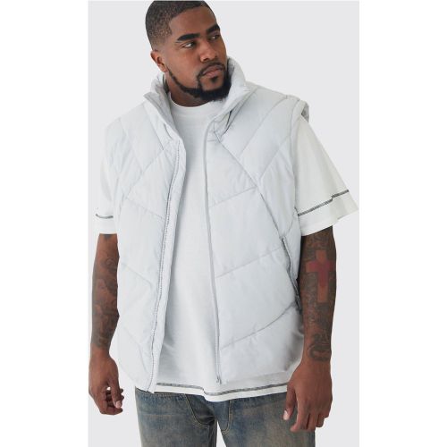 Grande taille - Veste sans manches à col cheminée - XXL - Boohooman - Modalova