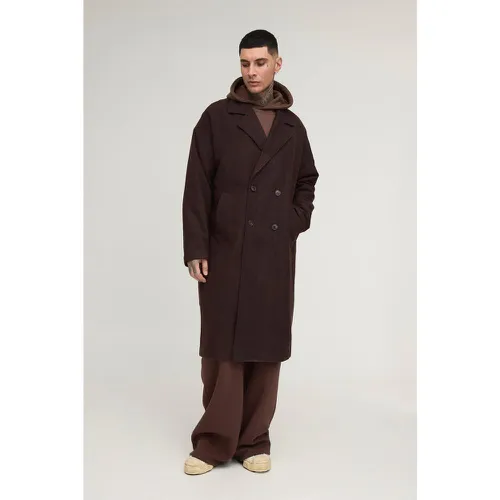 Tall - Manteau oversize à chevrons - S - Boohooman - Modalova