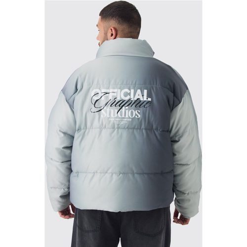 Grande taille - Doudoune à col montant - Official - XXXL - Boohooman - Modalova