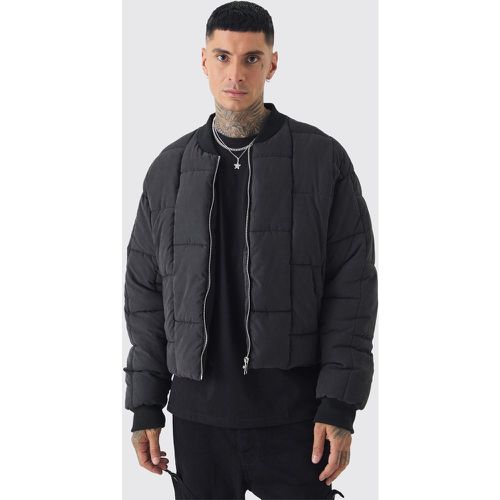 Tall - Bomber oversize matelassé homme - S - Boohooman - Modalova