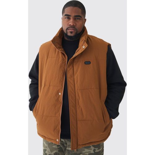 Grande taille - Doudoune sans manches à col cheminée - MAN - XXXL - Boohooman - Modalova